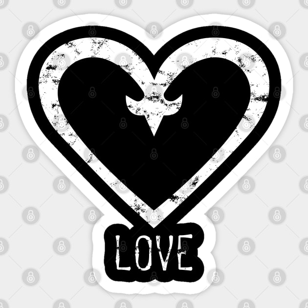 Africa Sankofa Adinkra Symbol "Love" Sticker by Vanglorious Joy